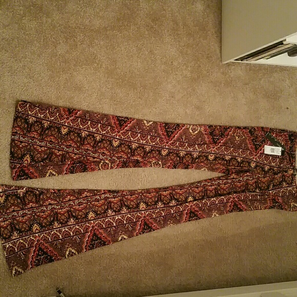 Fall print palazzo  pants
