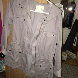 Grey utility jacket