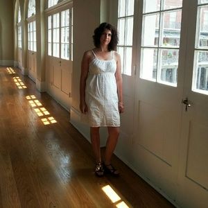 Reserved __ J. Crew white, 100% cotton sun dress