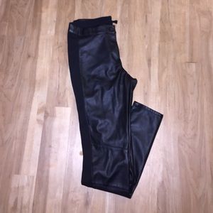 H&M faux leather legging/pants