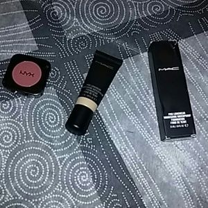 Mac foundation & nyx blush
