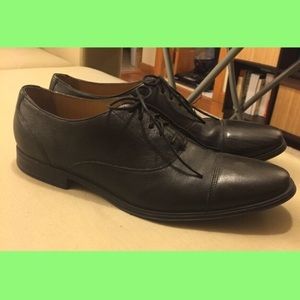 Men's Cole Haan Cap-Toe Oxford Dress Shoes - Black