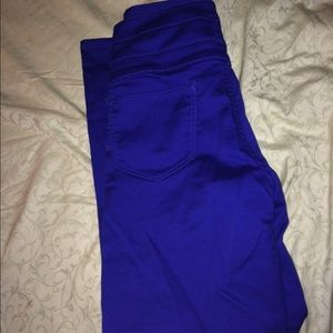 refuge, Dark Blue High Waisted Skinny Jeans