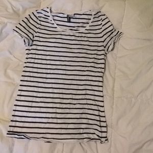 Black and white striped shirt