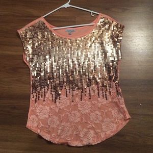 Charlotte Russe sequin top