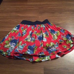 Abercrombie & Fitch floral skirt