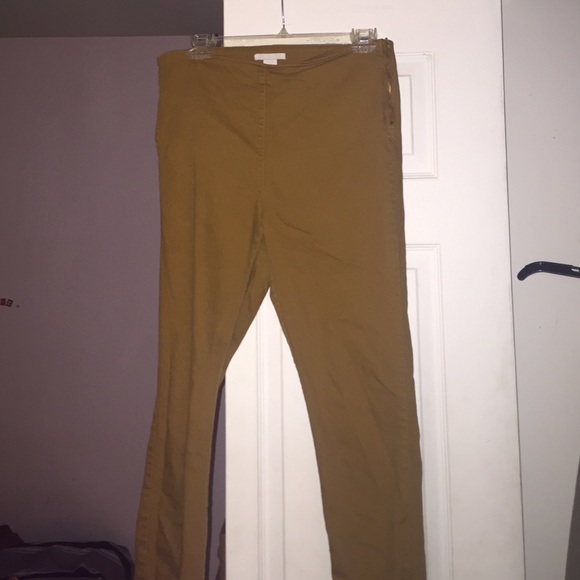 H&m mustard colored pants