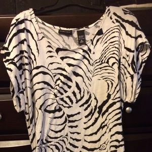 Dress with side ruching