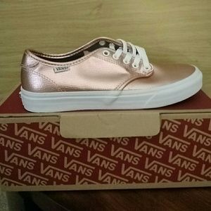 Rose gold vans NIB NWT