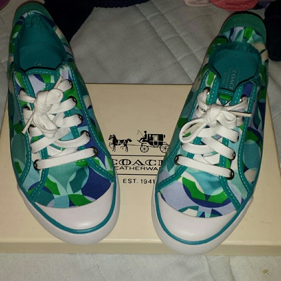 NEW Coach Barrett Kaleidoscope shoes