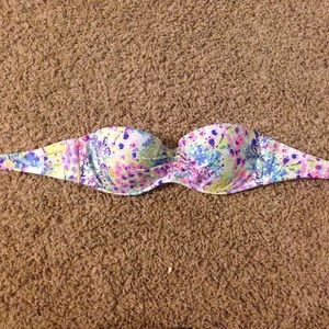 Victoria's Secret push up bandeau swim top
