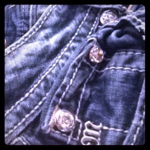 Miss Me Boot Cut Style Denim Jeans size 27
