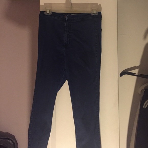 American apparel dark blue easy jeans