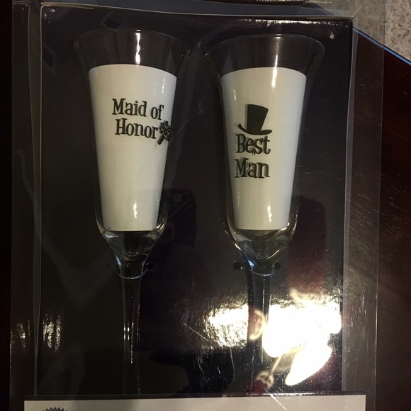 Best Man and Maid of Honor glasses