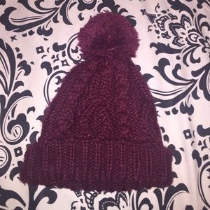 Maroon hat