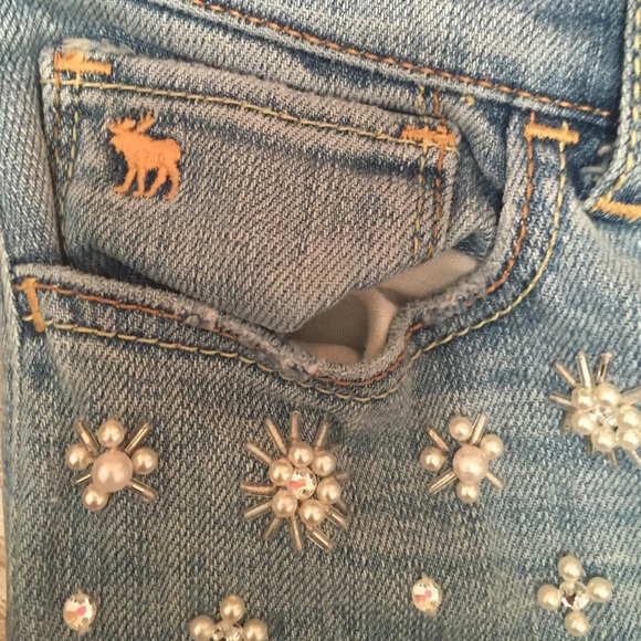 Abercrombie distressed embellished skinny jeans - Picture 4 of 4