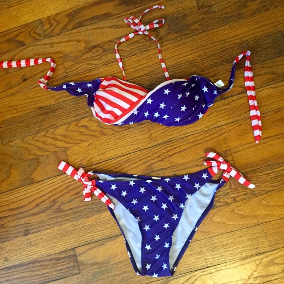 American Flag Bikini