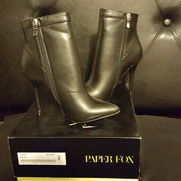 Paper Fox New black booties - Picture 2 of 3