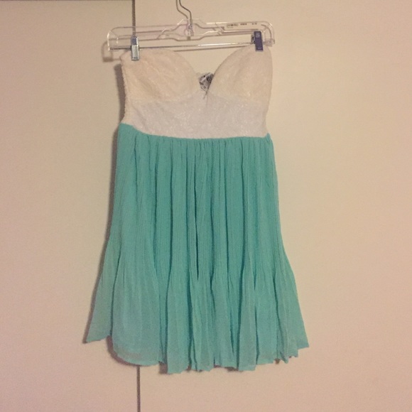 White and Mint dress