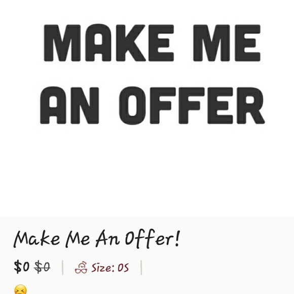 I love to negotiate!