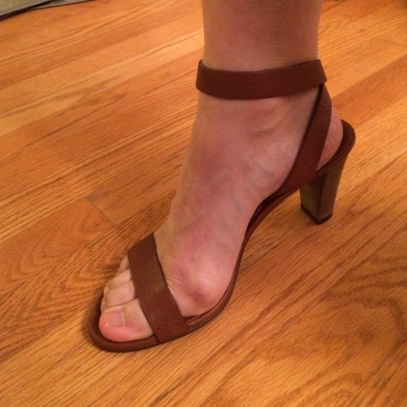 Brand new JCrew Palma Vachetta ankle wrap heels - Picture 1 of 4
