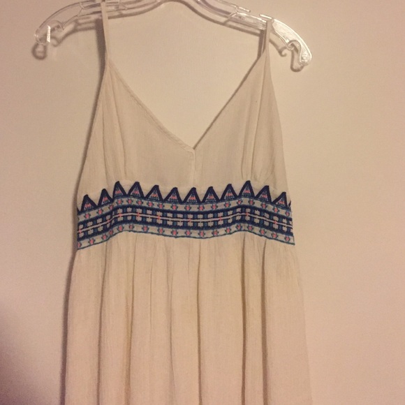 off white beachy dress