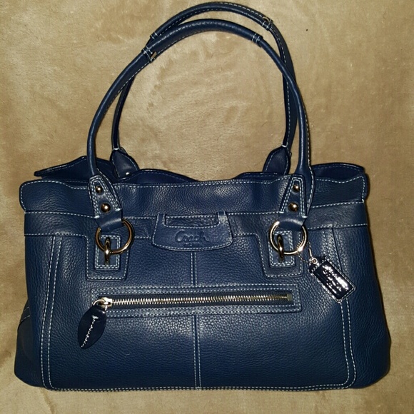 Navy Coach Purse