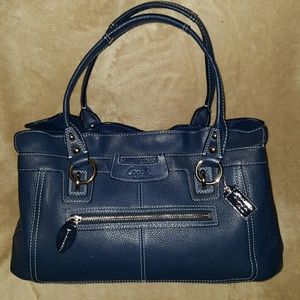 Navy Coach Purse