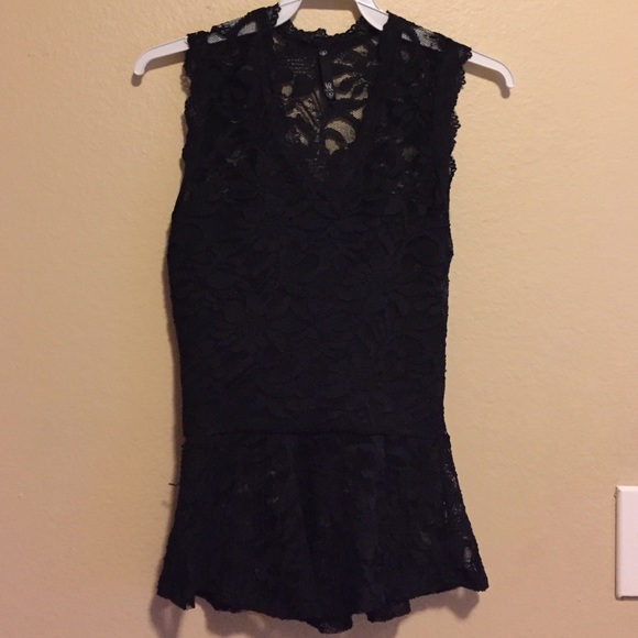 Love culture lace peplum