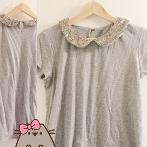 Gap Glitter Collar Blouse