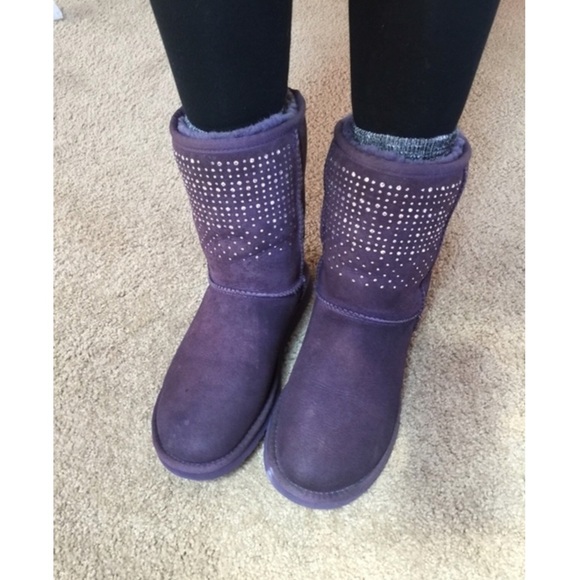 ❌SOLD!! Deep Purple Swarovski UGGs