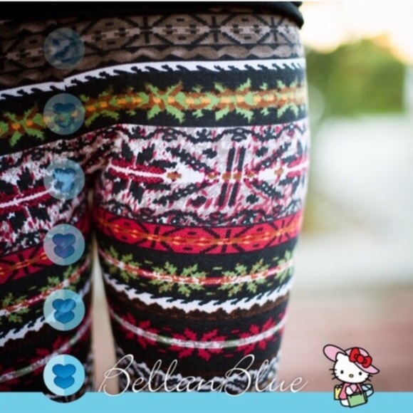 💠💠The PENZEE fleece leggings - RED - Picture 4 of 4