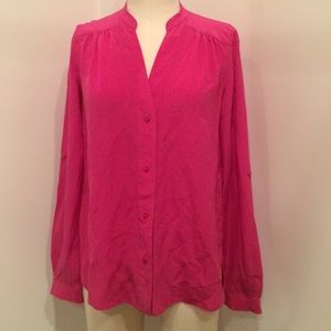 DVF silk blouse