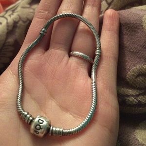 Pandora Sterling Silver Barrel Clasp