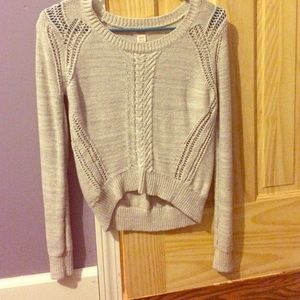 A crop topish sweater