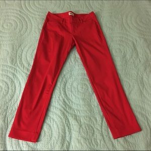 Old Navy Red and Blue Pixie pants