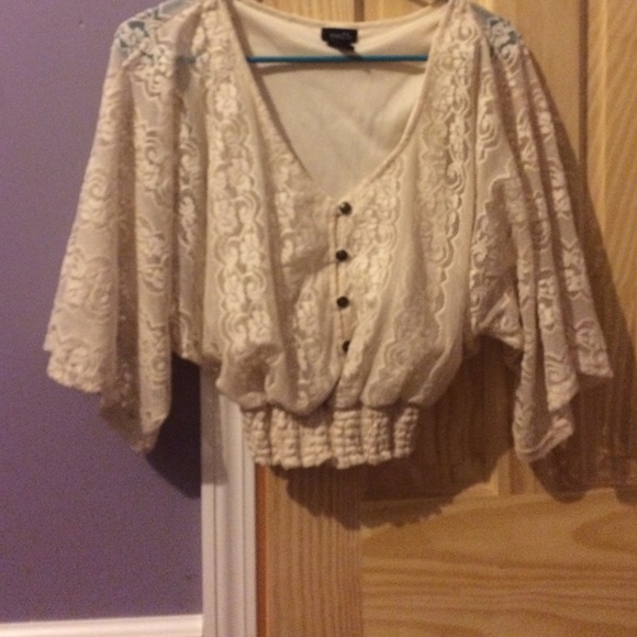 Crop top 80's shirt