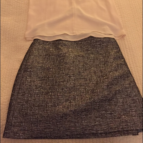 Metallic Mini, Banana Republic Size 14