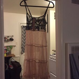 Pins and Needles sheer slip dress