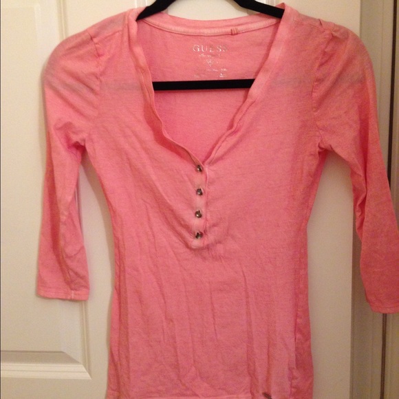 Final Price Guess long sleeve 4 button T - Picture 1 of 4