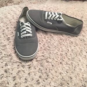 Vans gray sneakers