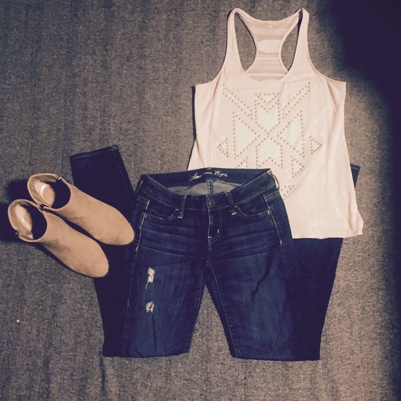 AE Dark Wash Jegging