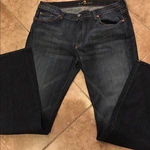 Men's size 38 (7 for all Mankind) jeans