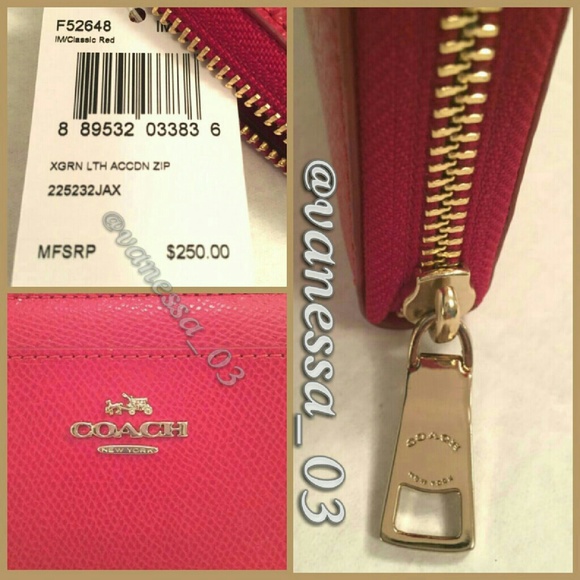 Crossgrain Leather Accordion Zip Around Wallet - Picture 4 of 4