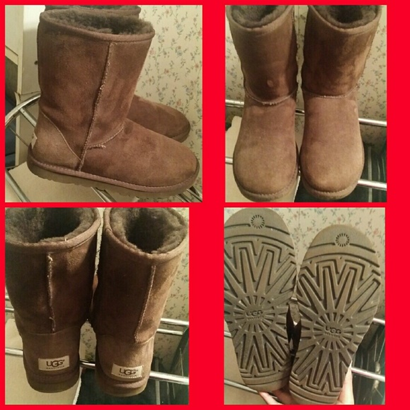 Brown UGG boots size 6 classic short!