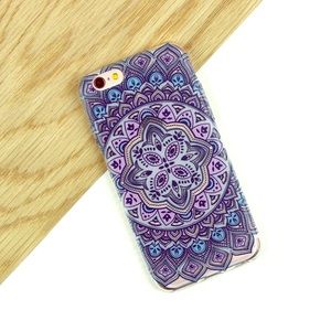Clear iPhone Case with Print