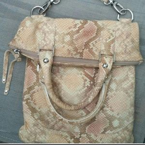 Snakeskin Satchel