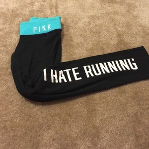 I HATE RUNNING skinny legging