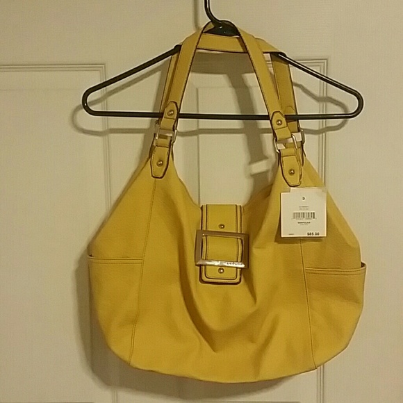 Nine west golden yellow purse