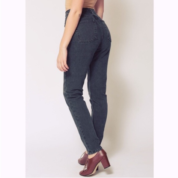 🚫SOLD🚫 American Apparel High Waisted Jeans - Picture 2 of 4